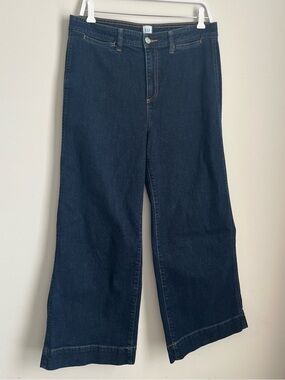 Gap High Rise Wide Leg Crop Jeans